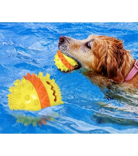 Pet Chew Toy Interactive Treat Toy Squeaky Bounce Toy with Rope for Aggressive Dog Chewers Pet Chew Toy Interactive Treat Toy Squeaky Bounce Toy with Rope for Aggressive Dog Chewers