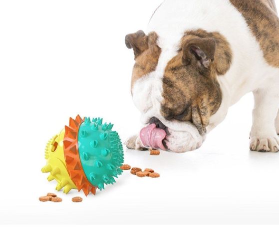 Pet Chew Toy Interactive Treat Toy Squeaky Bounce Toy with Rope for Aggressive Dog Chewers Pet Chew Toy Interactive Treat Toy Squeaky Bounce Toy with Rope for Aggressive Dog Chewers